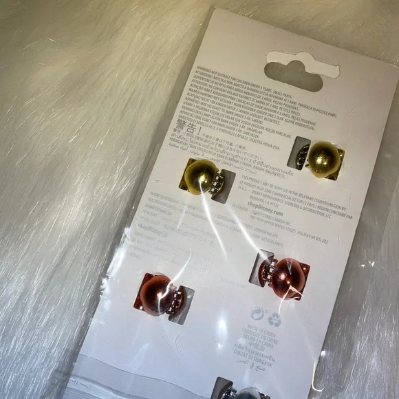 NWT Disney hair accessory clip women girl WDW 50th Anniversary pink gold silver - Picture 4 of 6